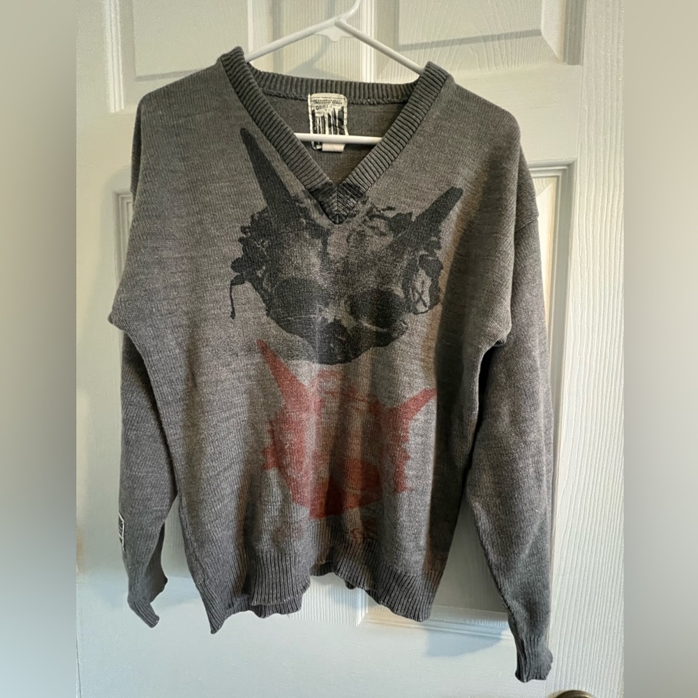 Cardboard Robot Graphic Sweater